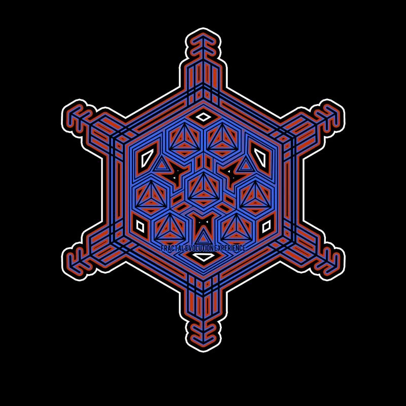 Fraktal Evolution Experience Stern Hexagon Muster
