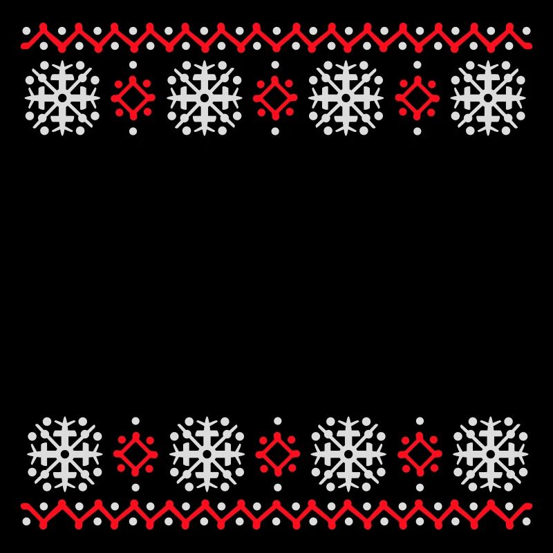 pull moche motif de Noël flocons de neige cool