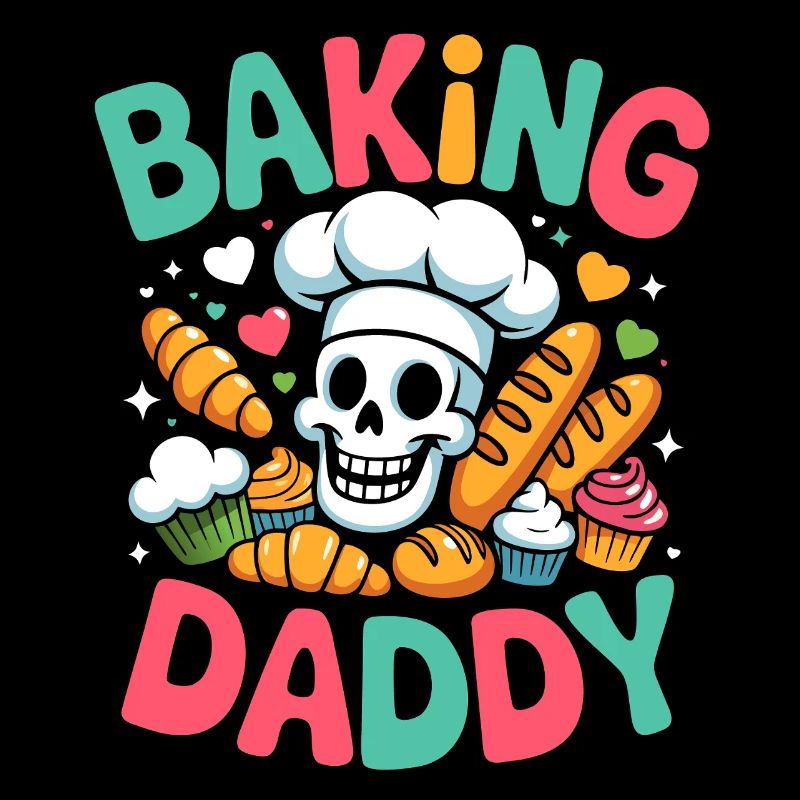 Baking Daddy Skull Baking Art