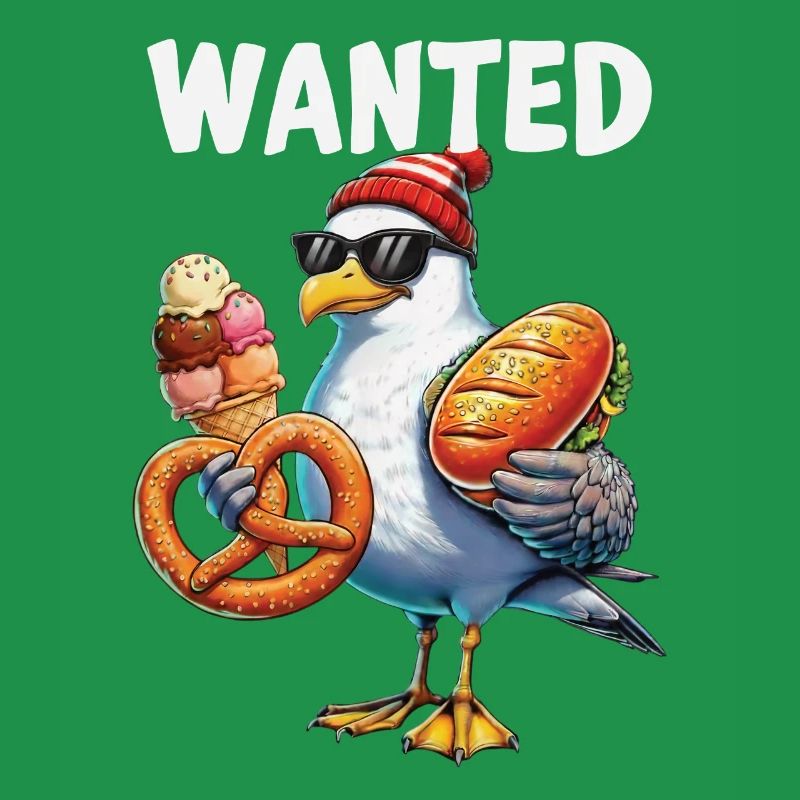 Gesucht Möwe Brezel Eiscreme