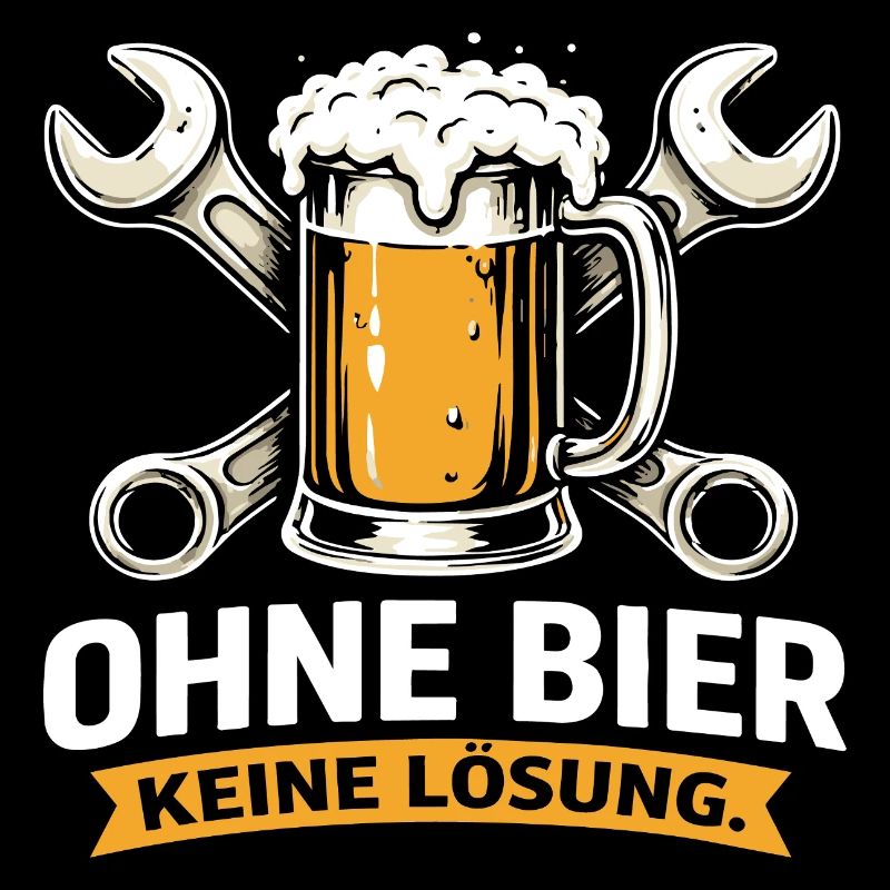 No solution without beer – Beer & Tools Shirt