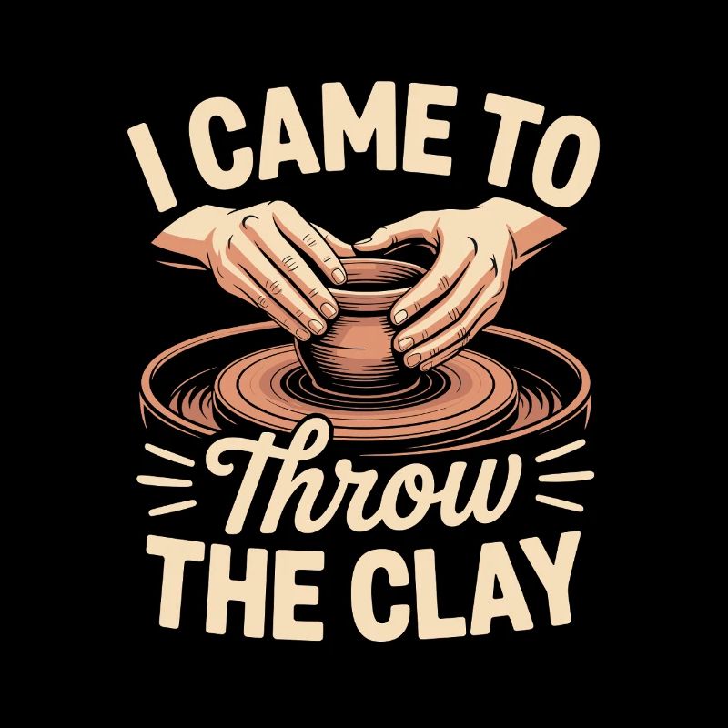 Pottery Addict Clay Art Creative Motif