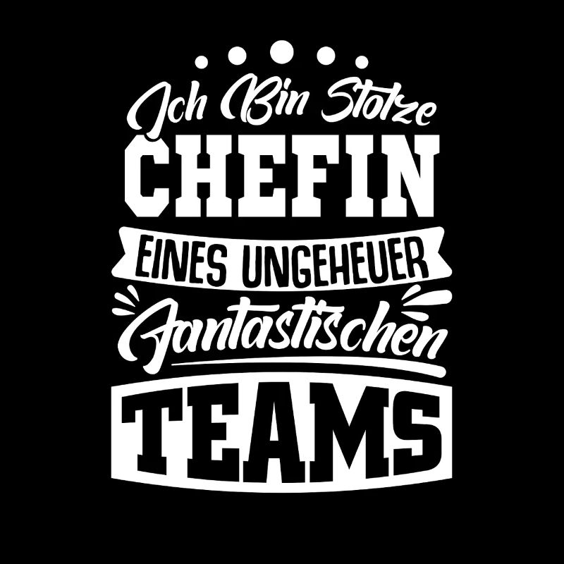 Stolze Chefin Chef Frau Abteilungsleiter Teamchef