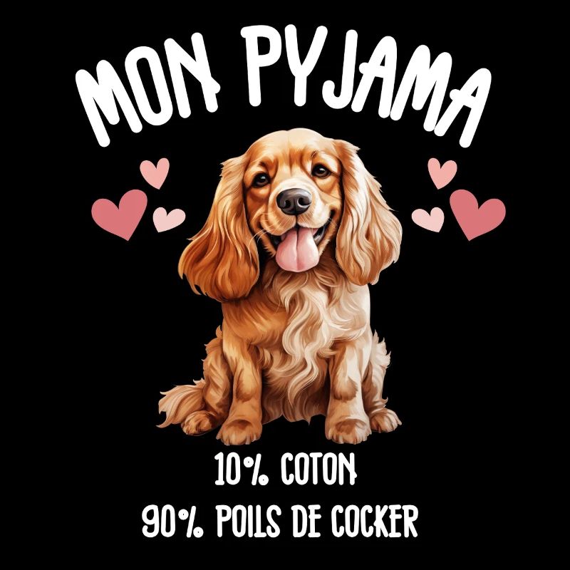 Funny Cocker Spaniel Dog Pajamas