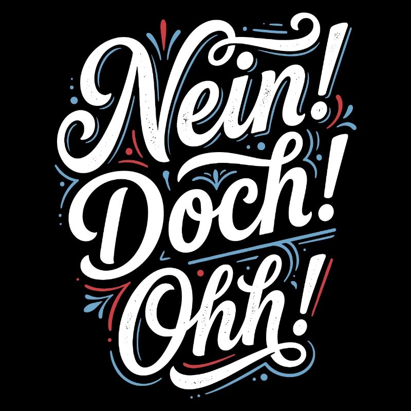 Nein Doch Ohh Typo-Statement