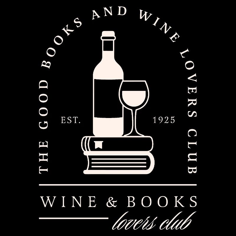 Wine and books lovers club funny reader gift