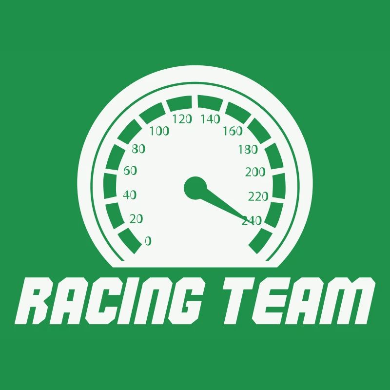 Emblème du compteur de vitesse de l’équipe de course