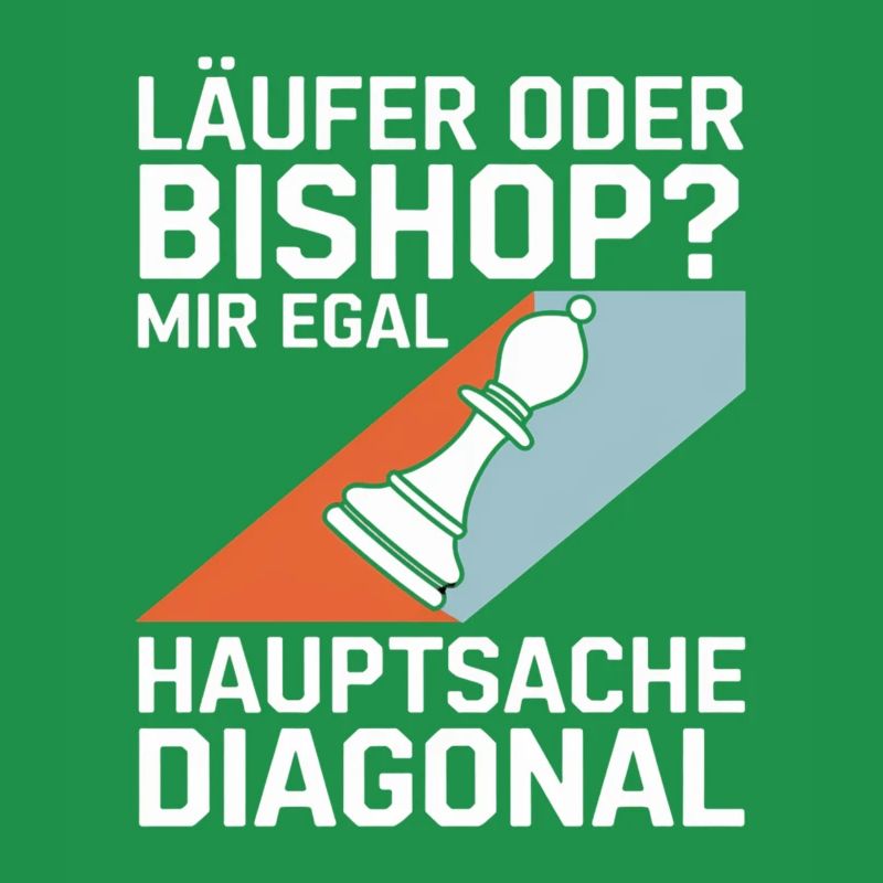 Läufer oder Bishop? Diagonal-Humor