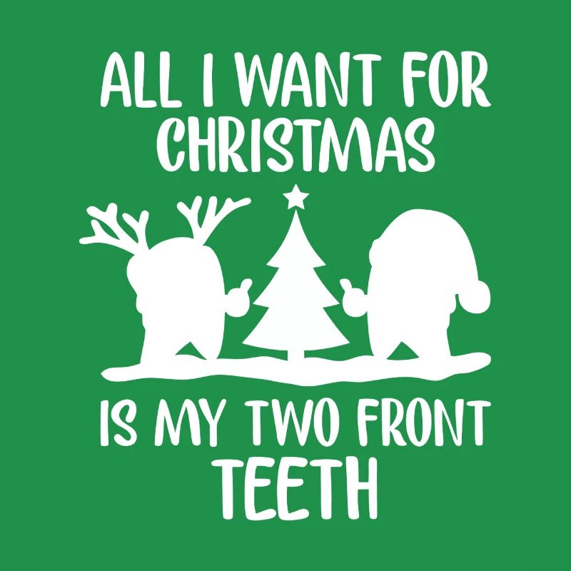 Two Front Teeth Christmas Tee