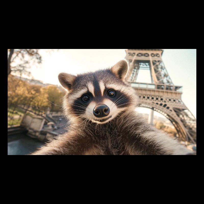 Raton laveur à Paris