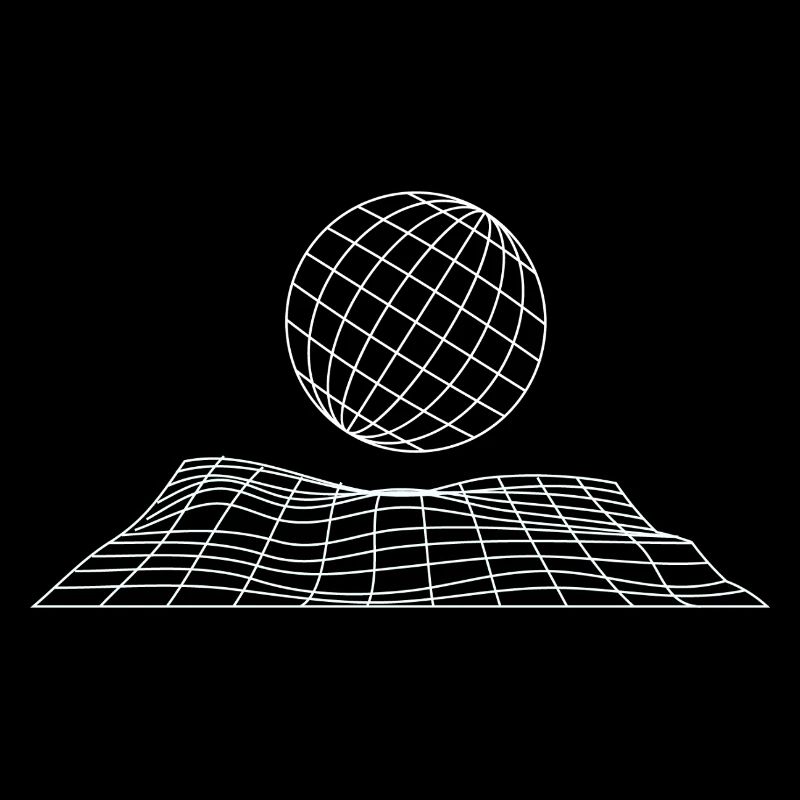 Futuristisches Gitterglobus-Design