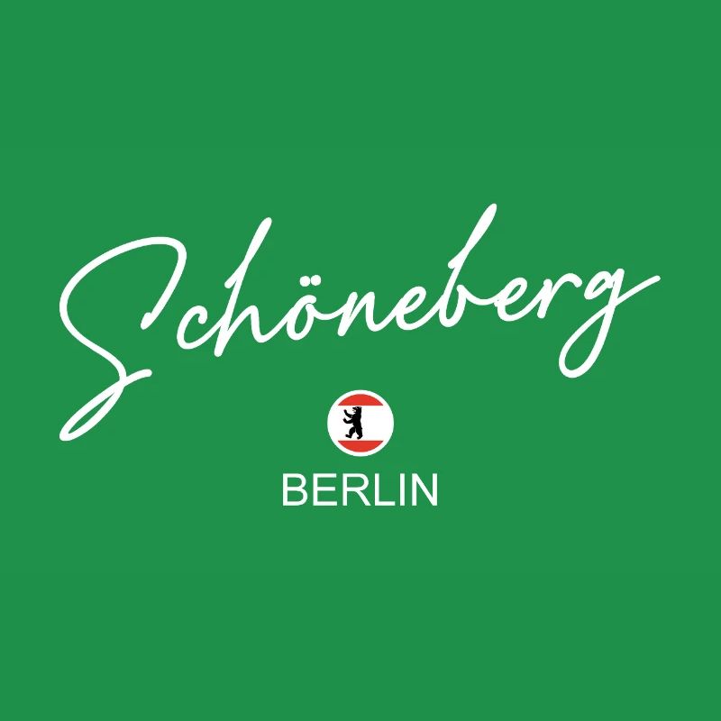 Schöneberg - Drapeau de Berlin - Ours de Berlin - Berlin