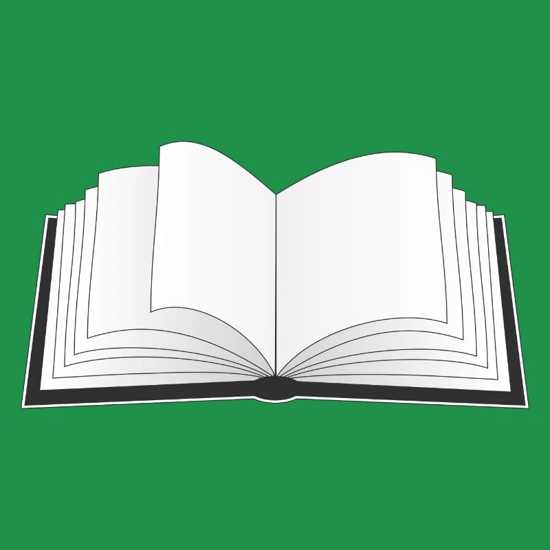 ein offenes Buch für den Bücherwurm oder Leseratte