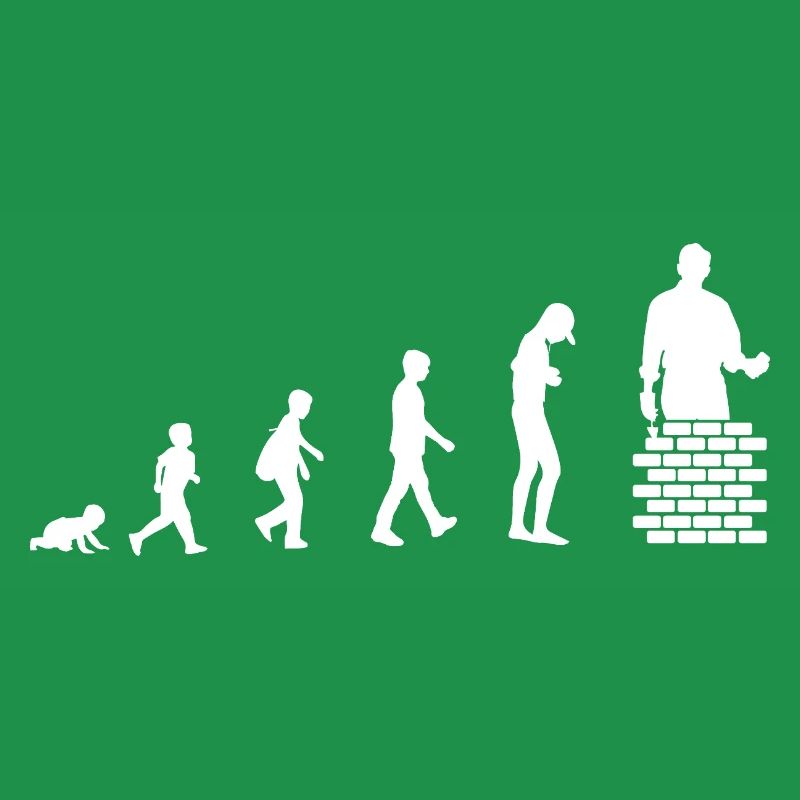 Évolution du bébé au maçon / métier