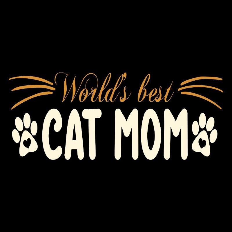 Motif Kat Mom avec empreinte de patte