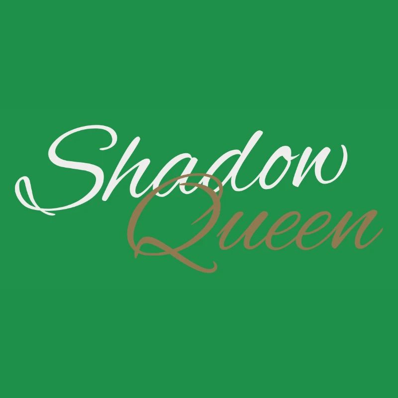 Shadow Queen Écriture cursive dorée