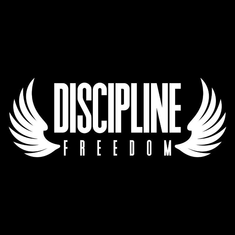 Discipline Equals Freedom Winged Mindset Tee