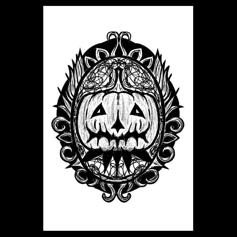 Mandala Pumpkin Ornament