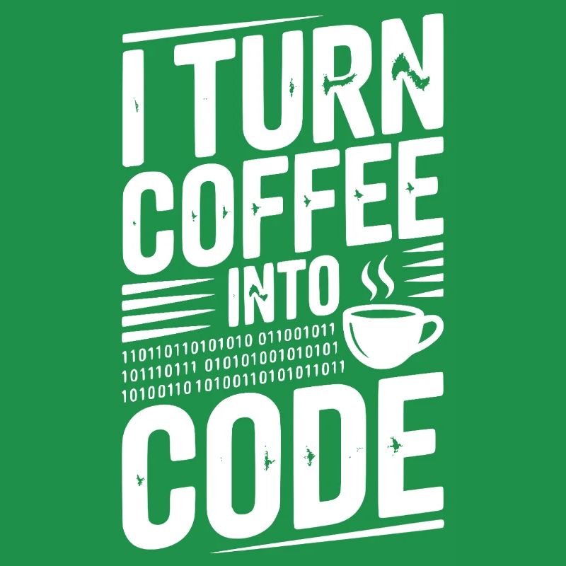 Je transforme le café en code