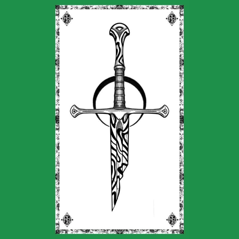 Gothic Zebra Sword