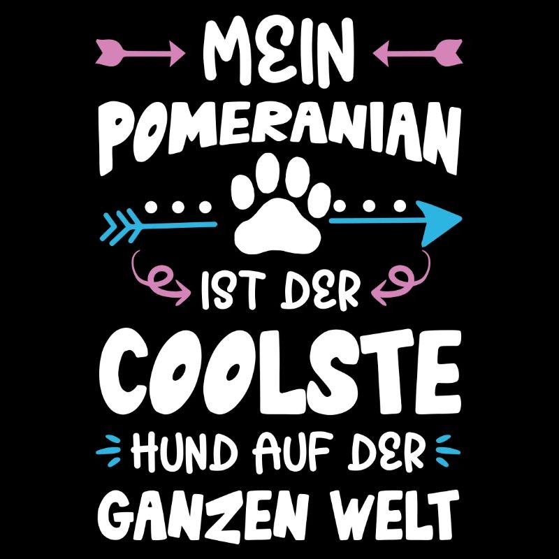 pomeranian zwergspitz hund spruch
