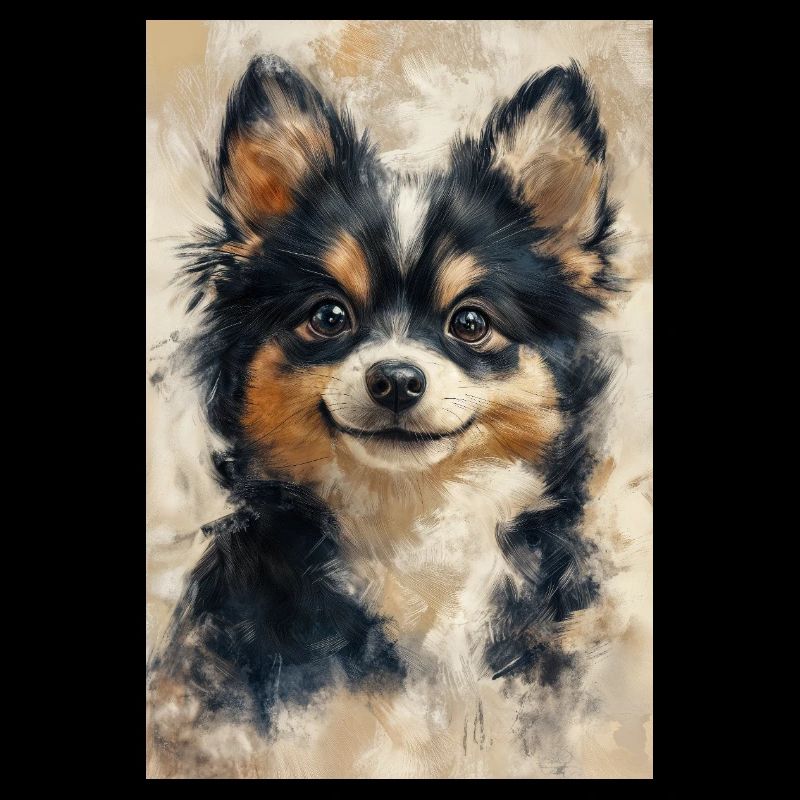 Illustration eines Hundes