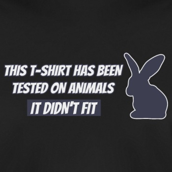 This T-shirt has been tested on animals ... - Functional T-shirt for men