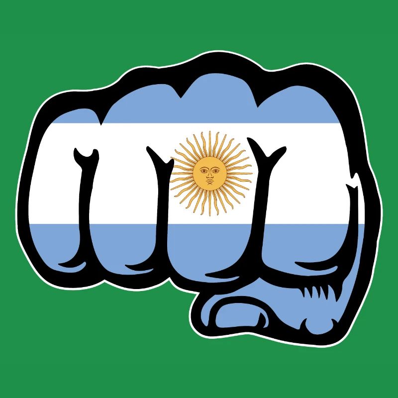 Poing du drapeau argentin