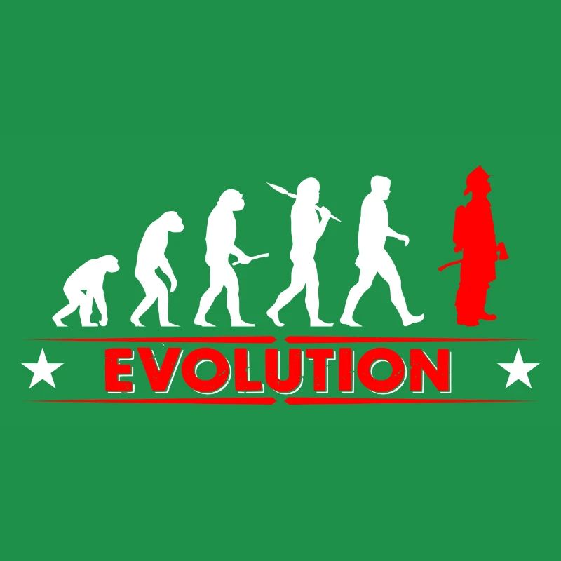 Fire evolution - red/white