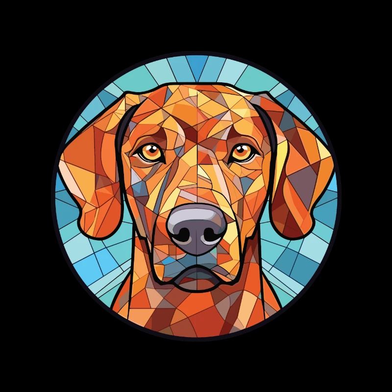 Rhodesian Ridgeback chien race aquarelle colorée