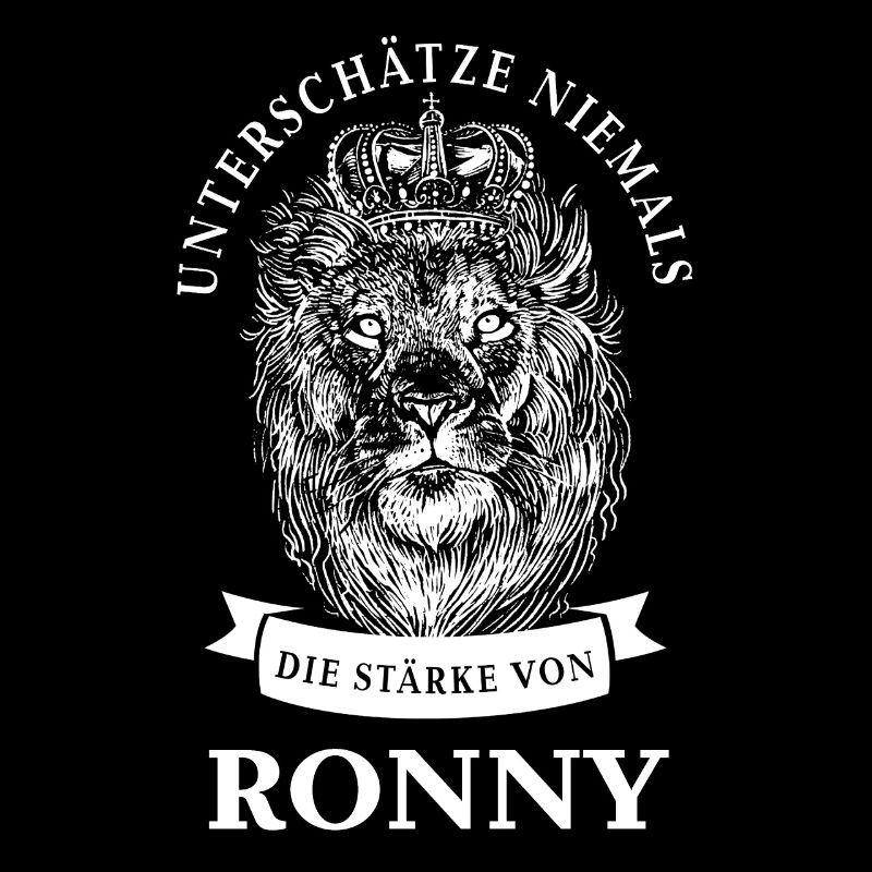Ronny Geschenk Name Löwe