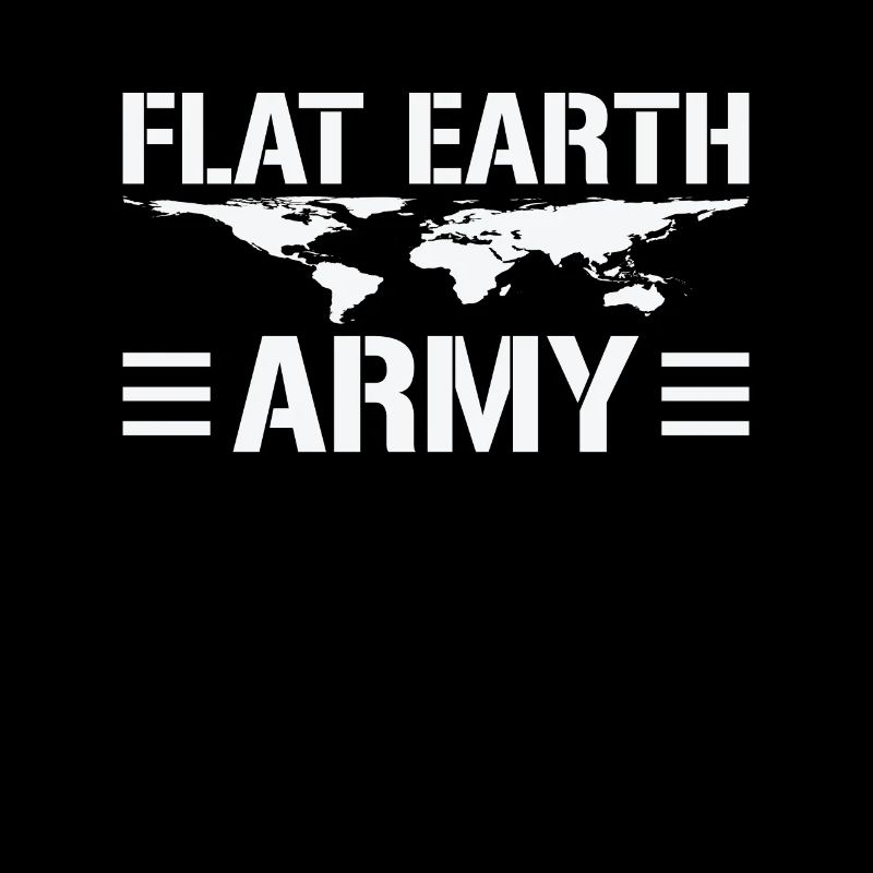 Flache Erde – Armee-Statement