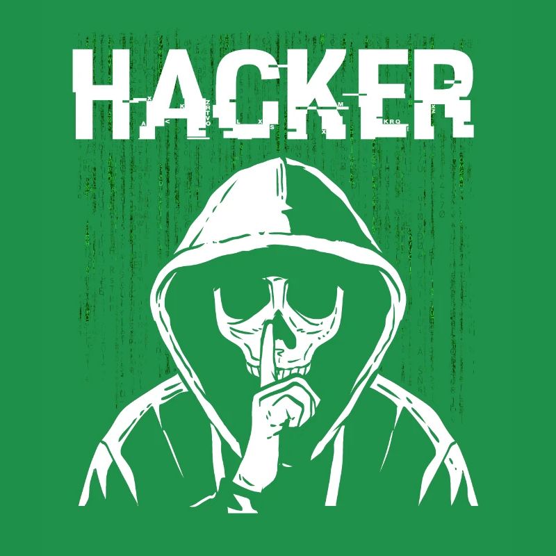Hacker Skull Hacking Programmation Dark Net