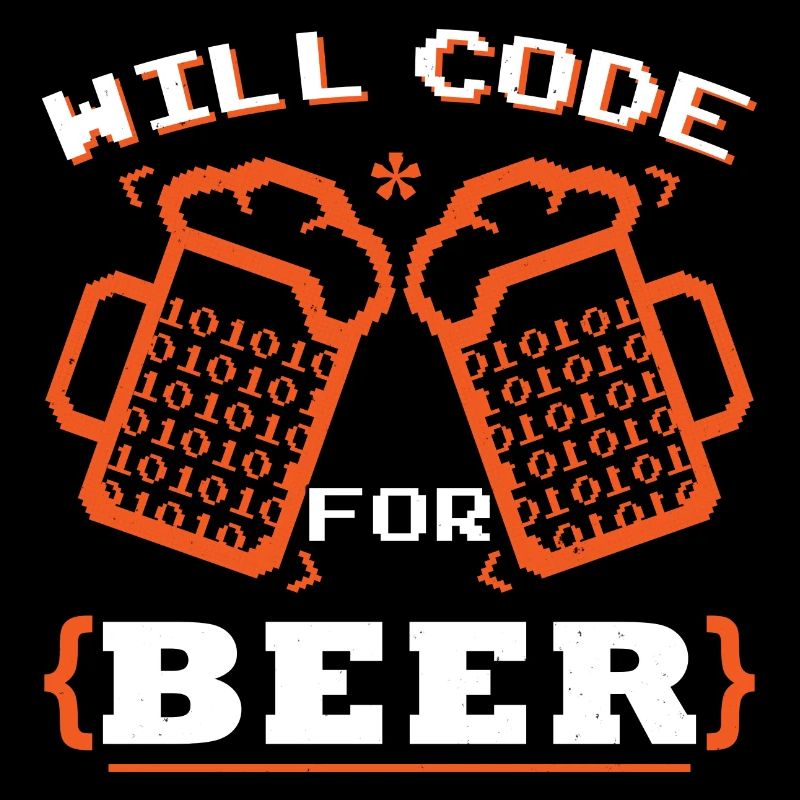 Will Code für Bier