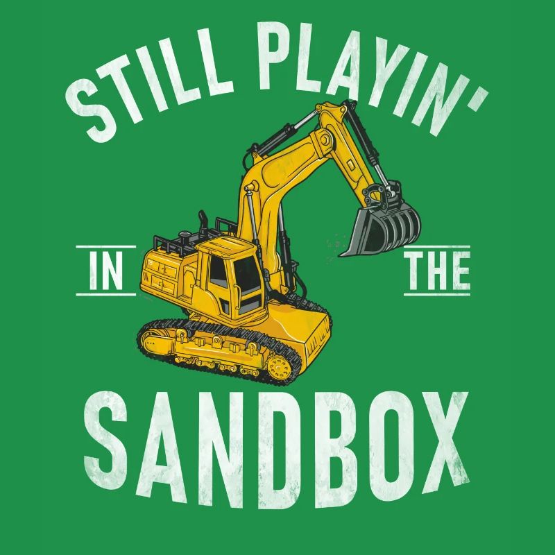 Funny construction workers & construction site excavator drivers
