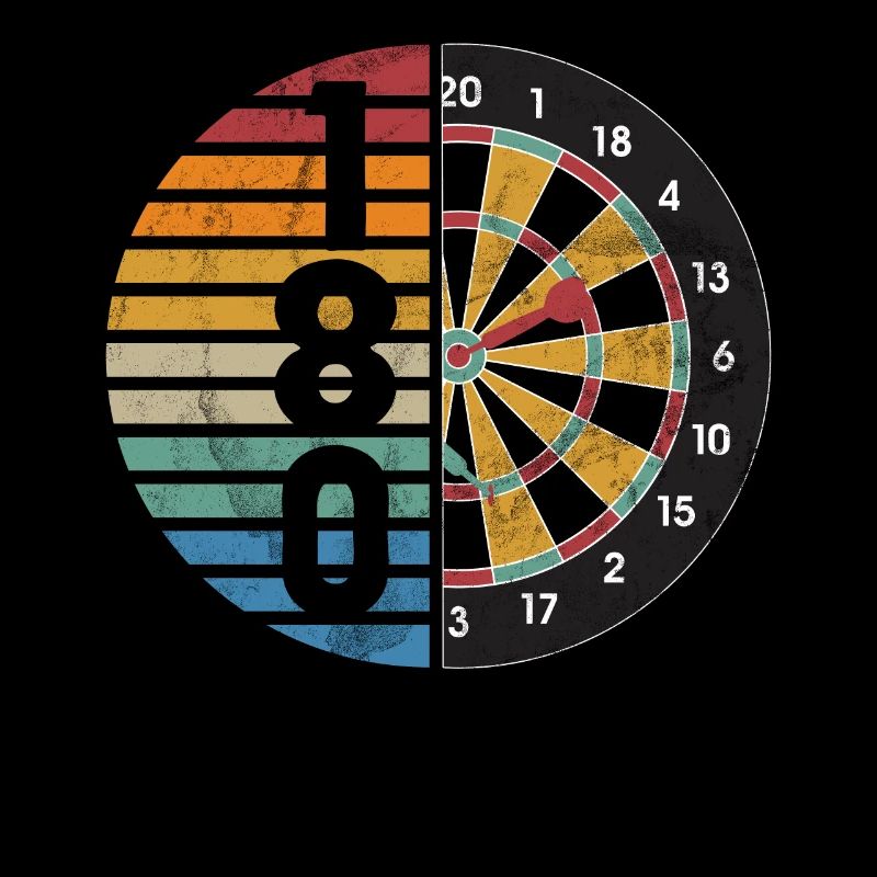 Jeu de fléchettes rétro Dartboard 180 pour les joueurs de fléchettes