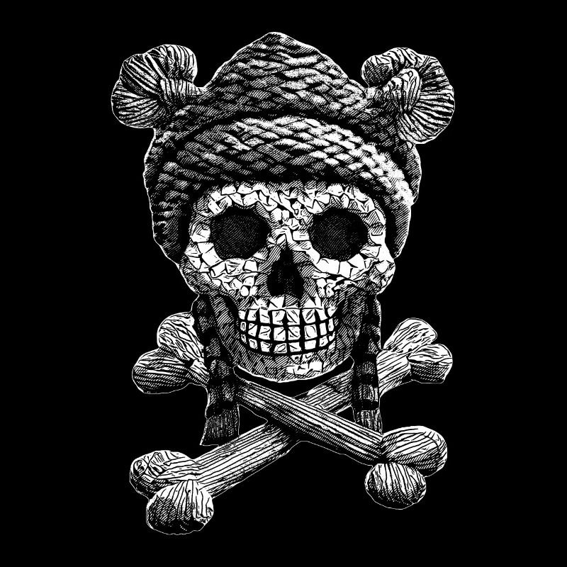 Fans de baskets rétro : Skull & Bones Chemise vintage