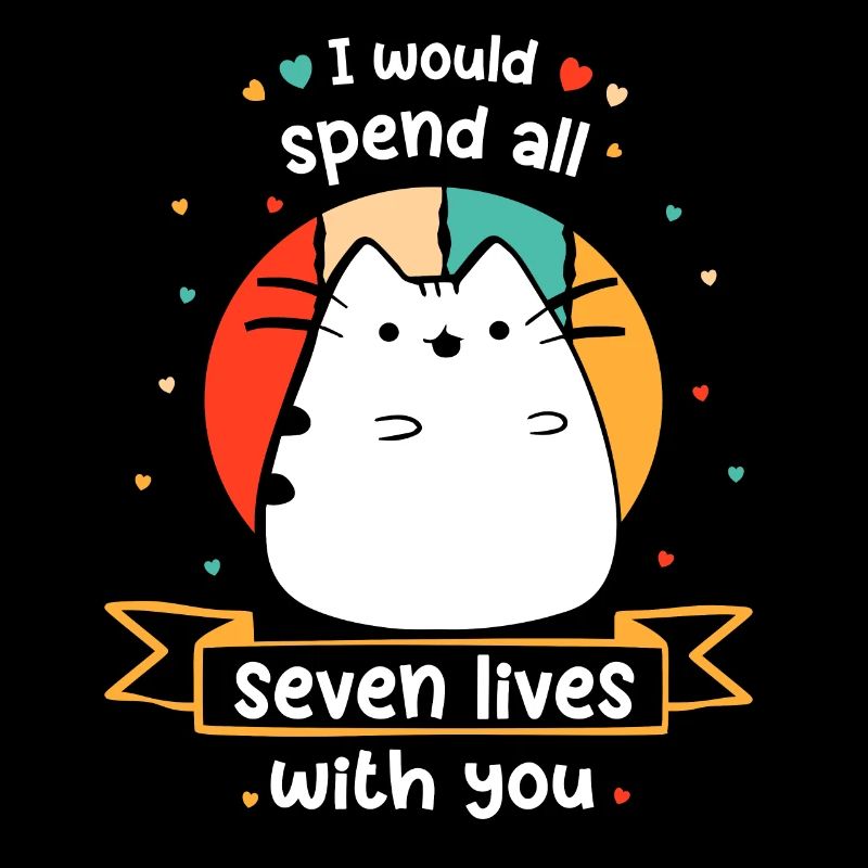 Katze lustiger Katzen Spruch Kätzchen Comic Kater
