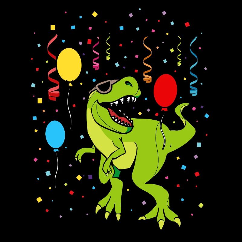 Carnaval Carnaval Carnaval Confettis T-Rex Dino