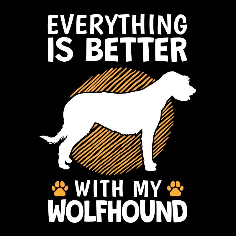 Everything better with Irish Wolfhound Wolfhound
