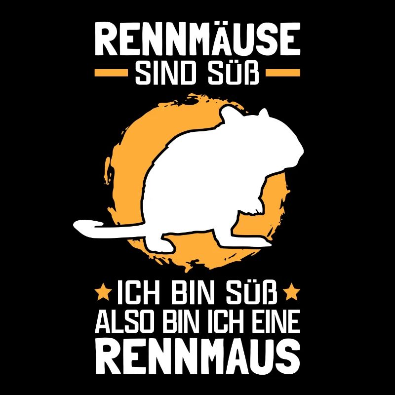 Also bin ich eine Rennmaus Nagetier Gerbil