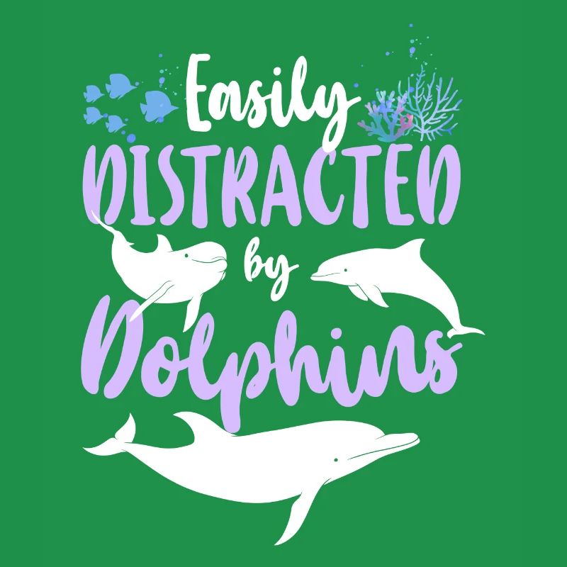 Dolphin Easily Distracted By