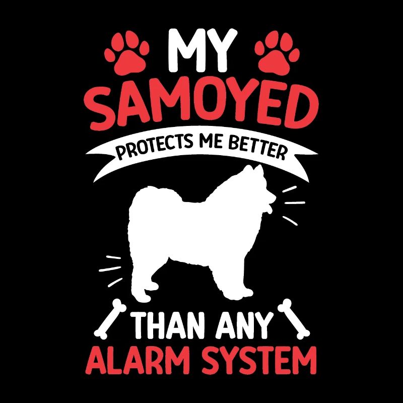 Samoyède me protège Samoyède Samoyède