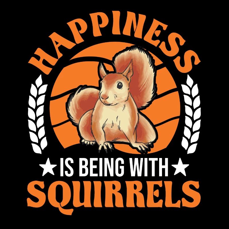 Eichhörnchen Glück Grauhörnchen Squirrel