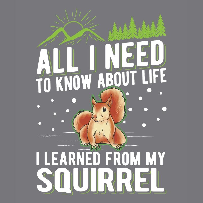 Eichhörnchen Geschenk Grauhörnchen Squirrel