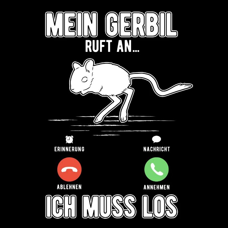 Ma gerbille appelle la gerbille de rat de course