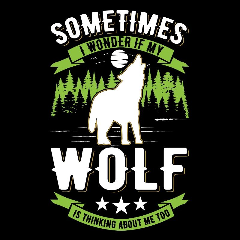 Wolf Liebhaber Geschenk Wolfsrudel