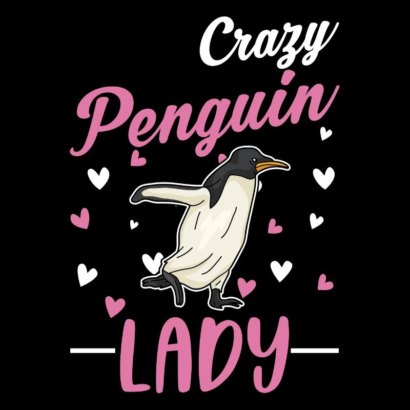 Crazy Penguin lady Pinguin
