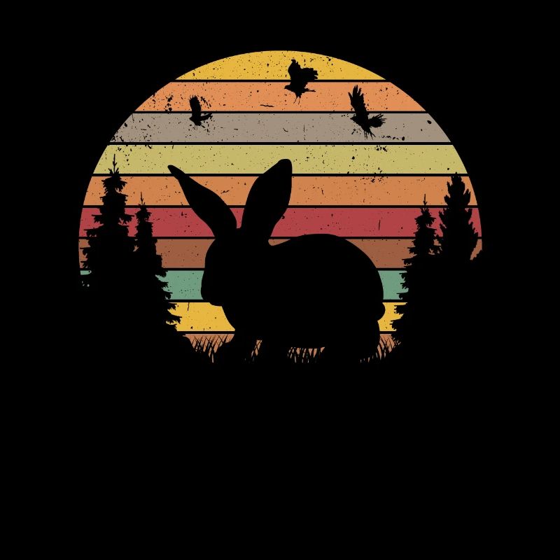 Rabbit Retro Bunny Vintage Bunny