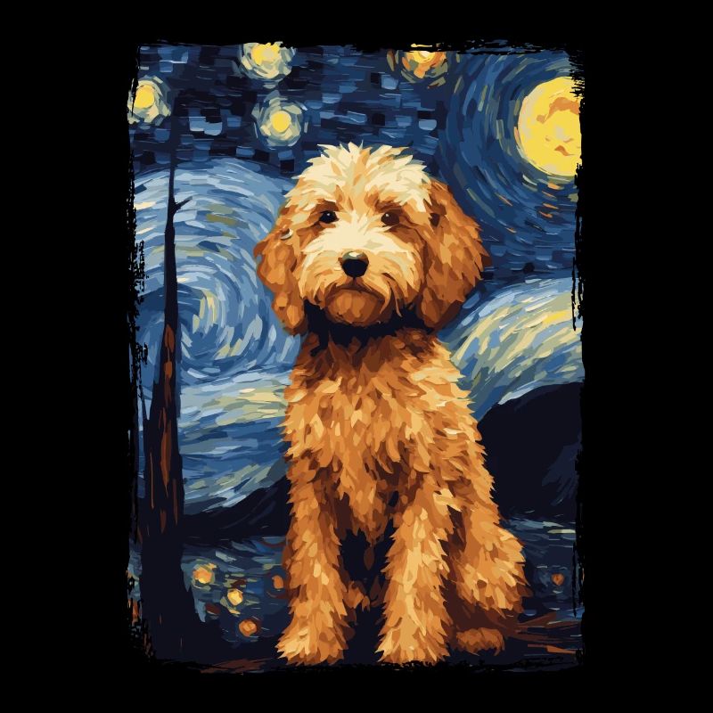 Lagotto Romagnolo Starry Night